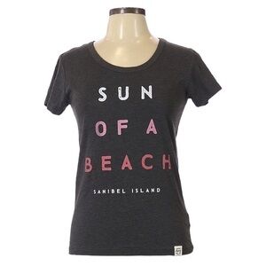 🌺 Legacy Son of a Beach Charcoal Gray Graphic Print Tee NWT Size L
